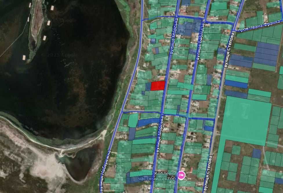 Ділянка 34 сот. в Коблево з будівлями