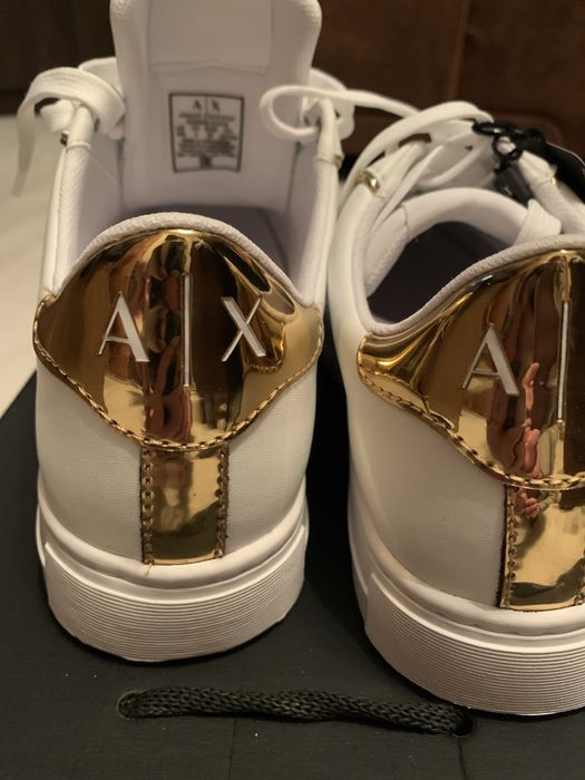 Sneakersy  skórzane Armani Exchange