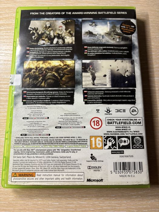Battlefield bad comapny 2 XBOX 360