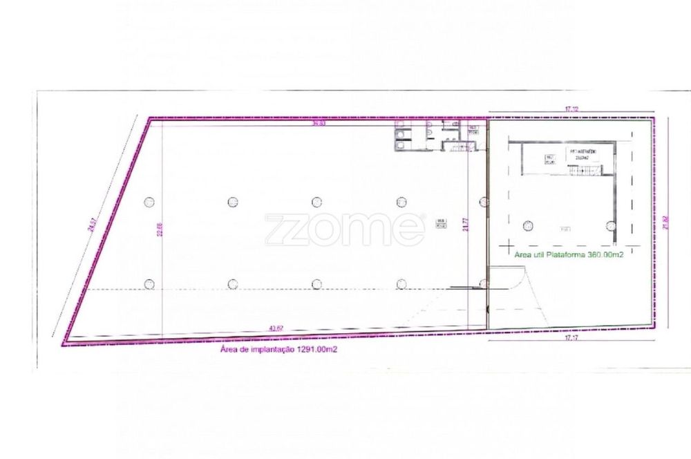 Armazém Venda 782 m² com Parque Privativo – Caniço (Eiras) Venda.