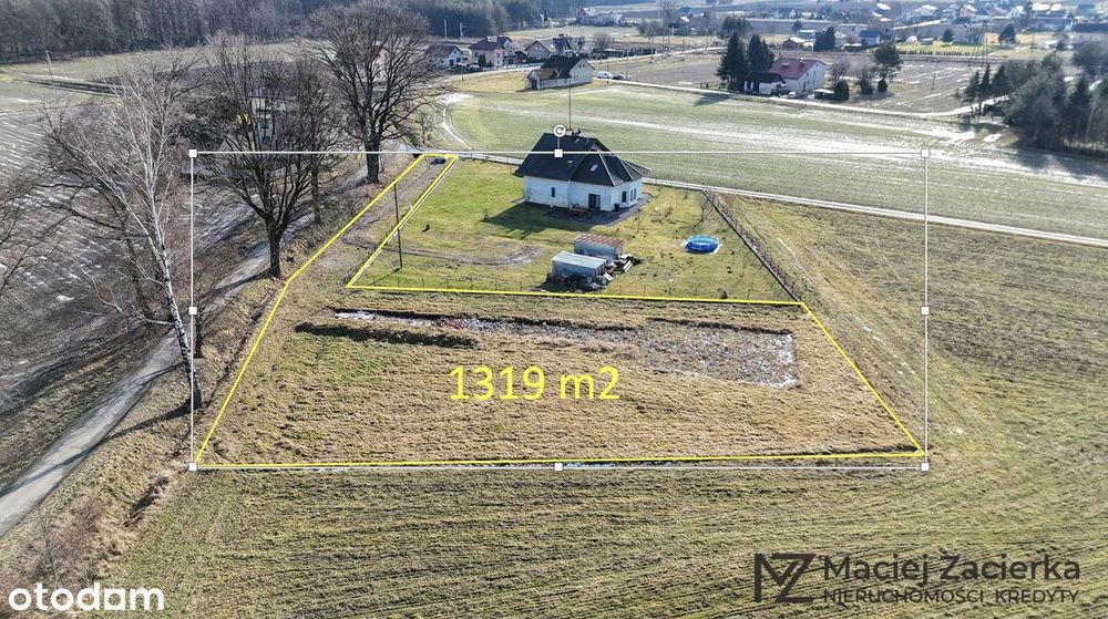 Bąków – 1319 m² | Idealna, płaska działka budowlana - Widok 2