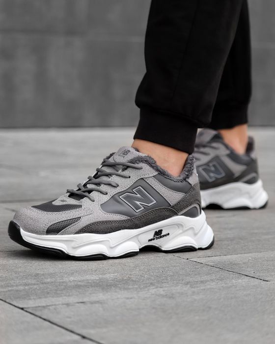 Чоловічі кросівки New Balance, зимні кросівки, взуття, шкіряні, зимові