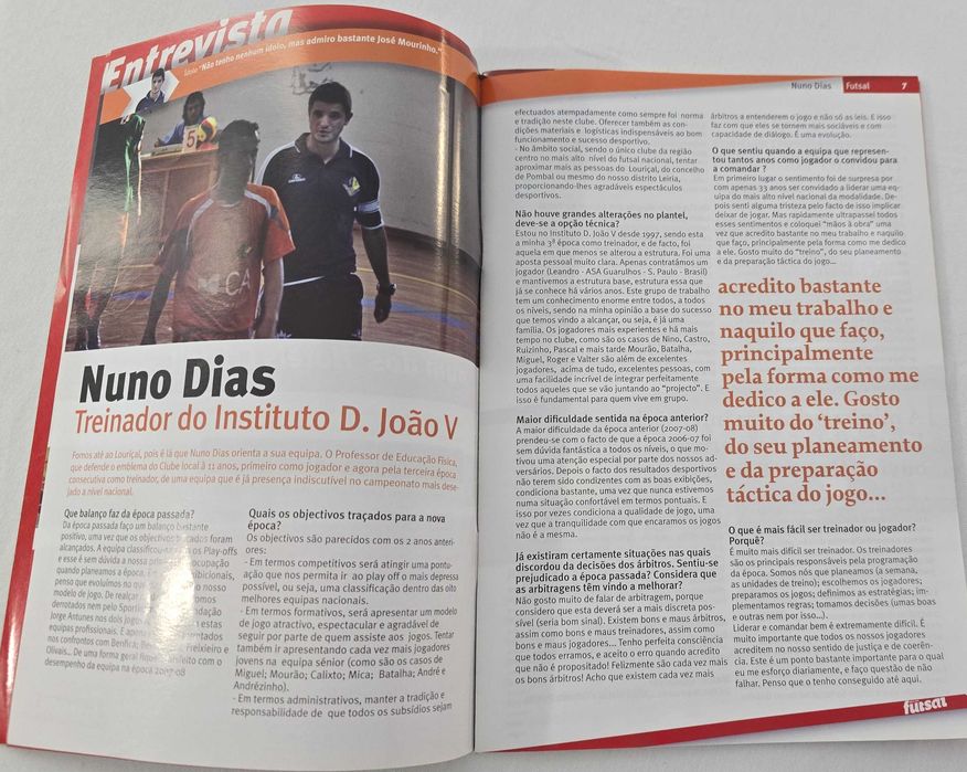 Revista Mais que Futsal - Nº 0 Outubro 2008