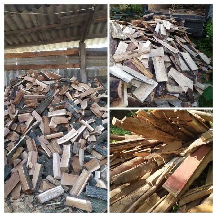 Дрова разные от 1400 грн 1. Дуб колотые  2. Сосна обрезки.Дост от 2скл