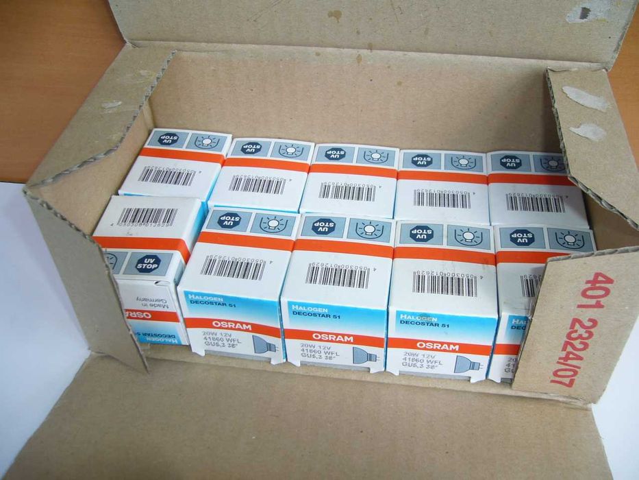 Żarówka halogenowa Osram Decostar 51 12V 20W GU5.3 10 sztuk