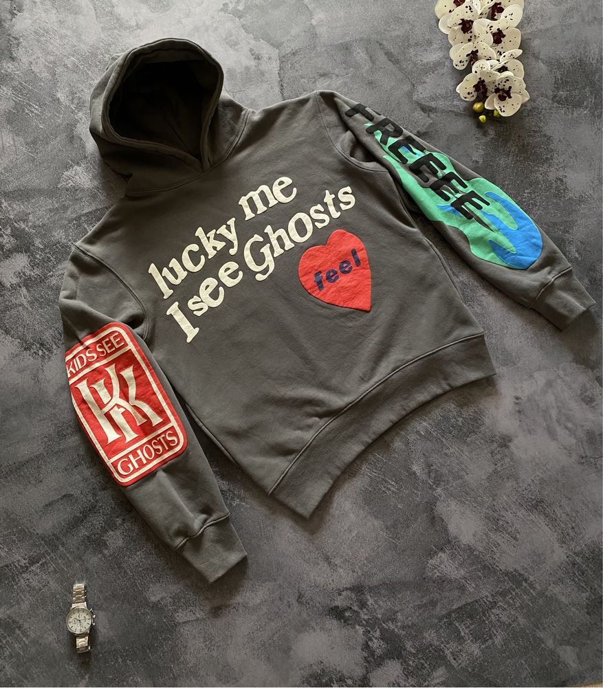 Kids see ghosts 2025 freeee hoodie