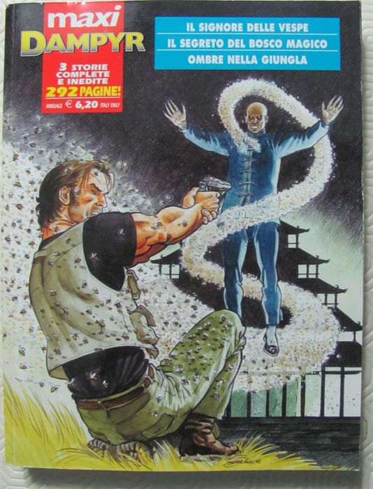 Dampyr. 3 Álbuns Maxi. BD original em italiano da Sergio Bonelli