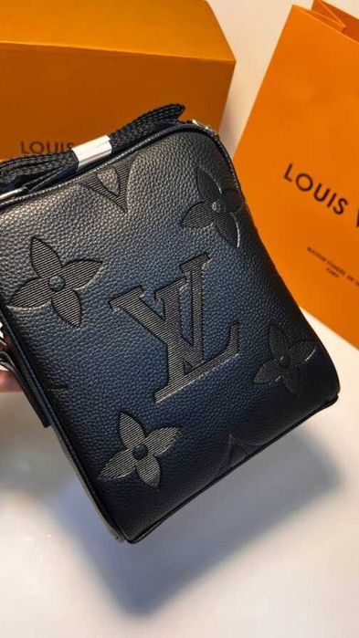 LOUIS VUITTON męska torba Listonoszka, skóra, Francja