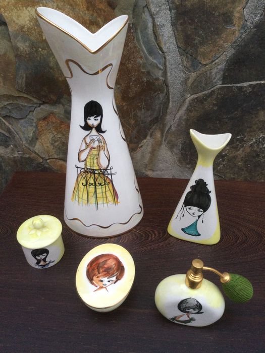 Faiança Portuguesa Modernista Art Deco ELPA ViTRiN Anos 60