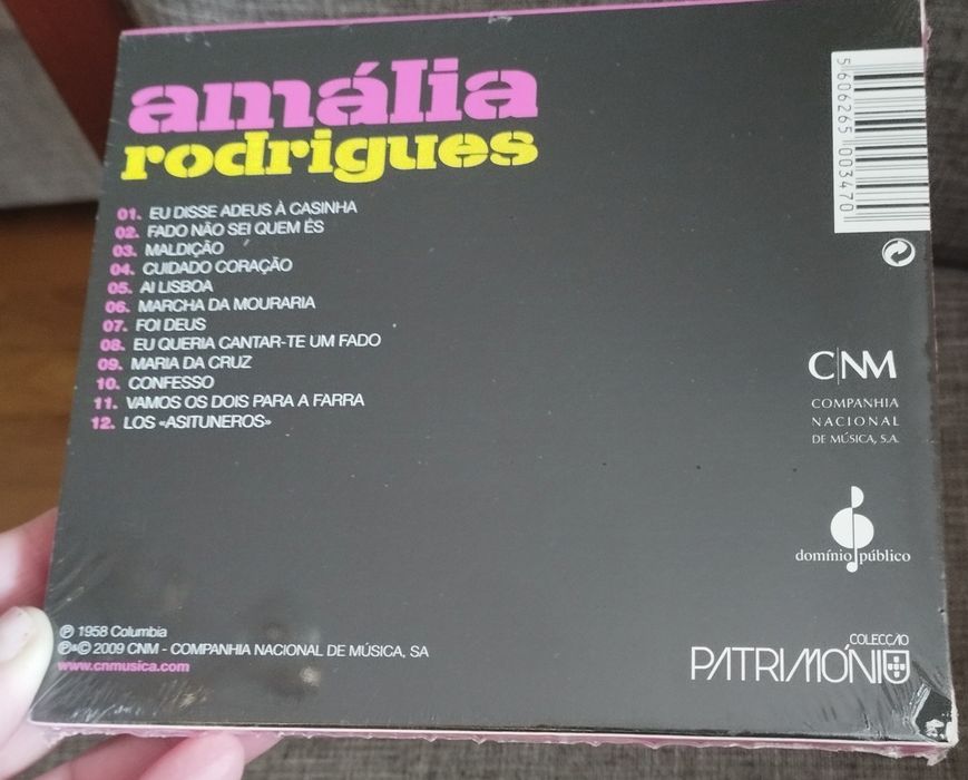 CD Amália Rodrigues novo