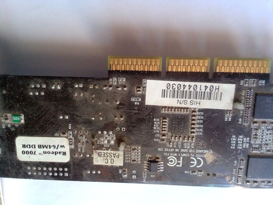 Ретро відеокарта до ПК Radeon 7000w/64MB DDR