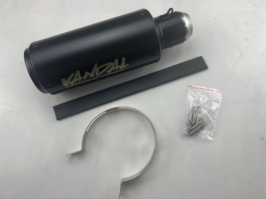 ponteira escape universal vandal comprimento 245mm