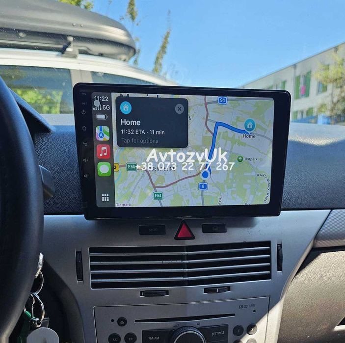 Магнітола ZAFIRA B C Opel ASTRA H G VECTRA C MERIVA CarPlay Андроїд 16