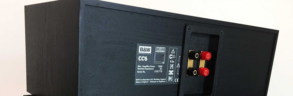 Coluna central B&W CC6 120 Watts 8 ohms