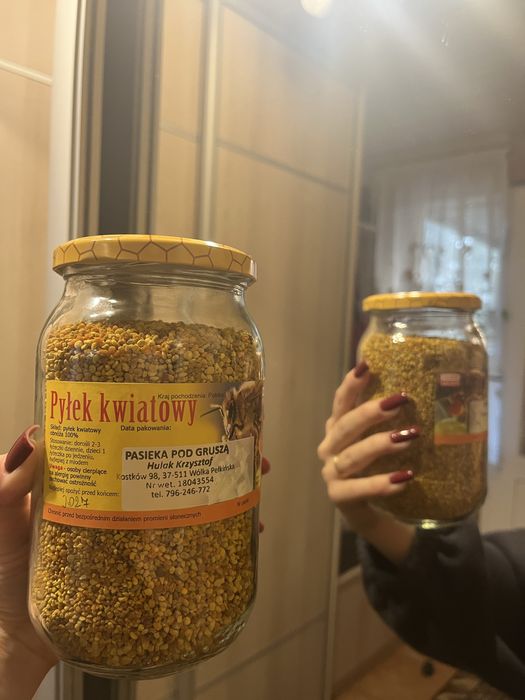 Miody z wlasnej pasieki