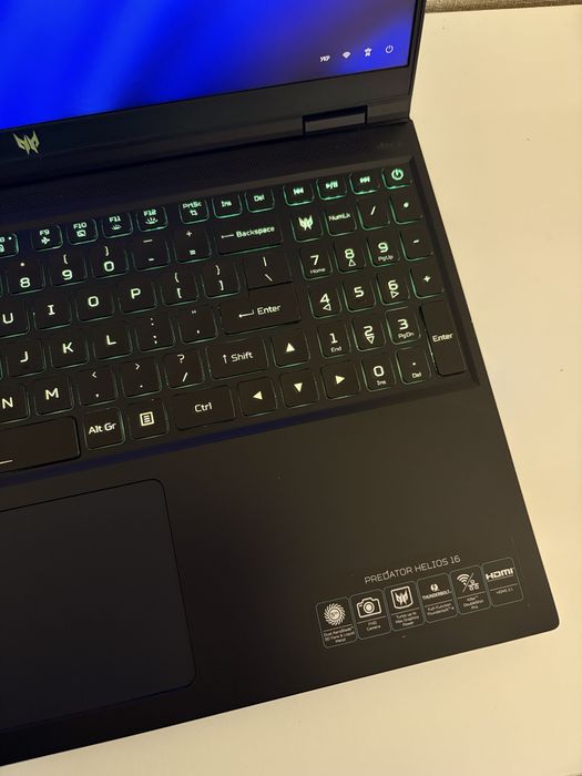 Ігровий ноутбук Acer Predator Helios 16 i9 13th, RTX 4080, 64 RAM, 1 TB