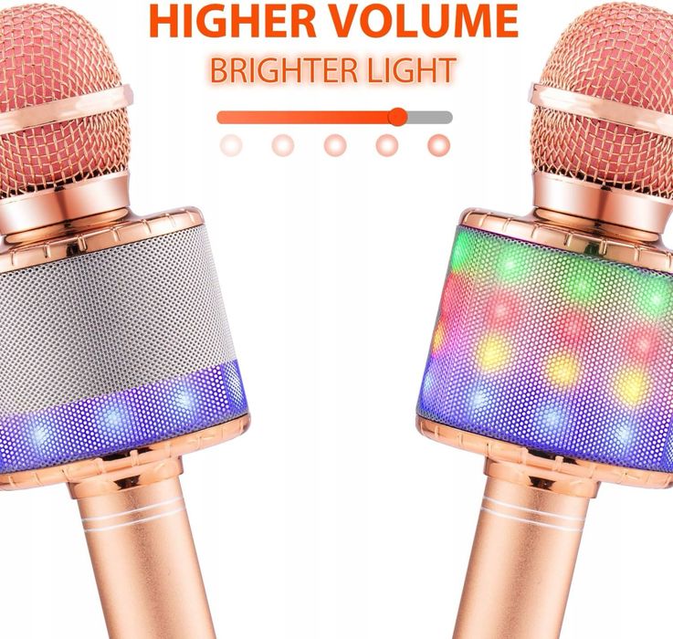 Mikrofon karaoke WS-858L bezprzewodowy Bluetooth