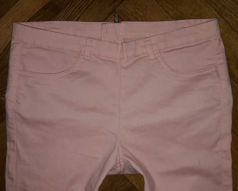 Spodnie damskie cukierkowe cygaretki ZIP H&M M