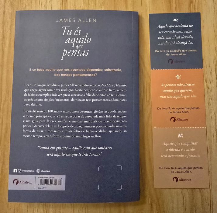 Livro Tu És Aquilo que Pensas