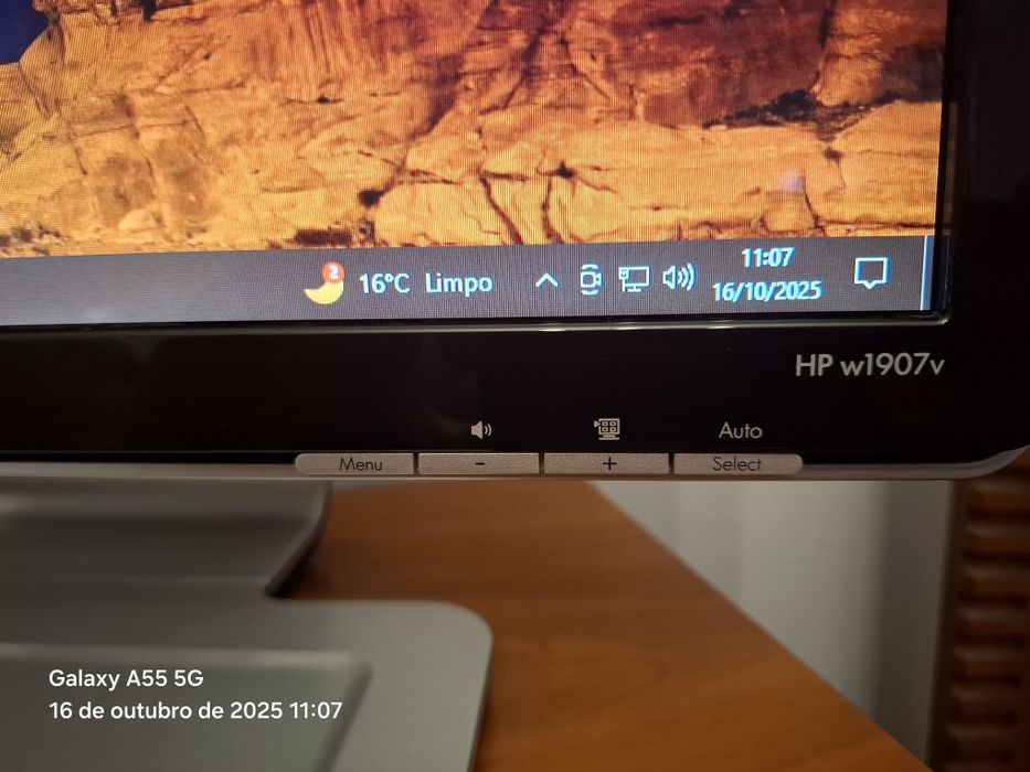 Ecrã + Computador Hp