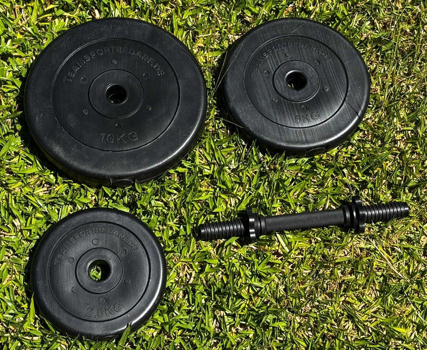 Conjunto de Haltere + Banco gym