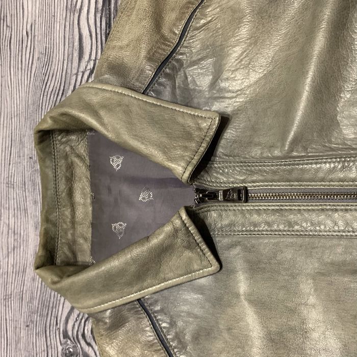 Кожаная куртка Roy Robson Casual Grey Premium Leather Jacket