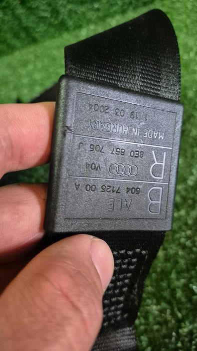 Cintos Segurança Pretos Originais Audi A4 B6 B7 8E de 2000 a 2008