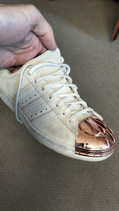 adidas superstar 80s metal cooper toe roz. 39 1/3
