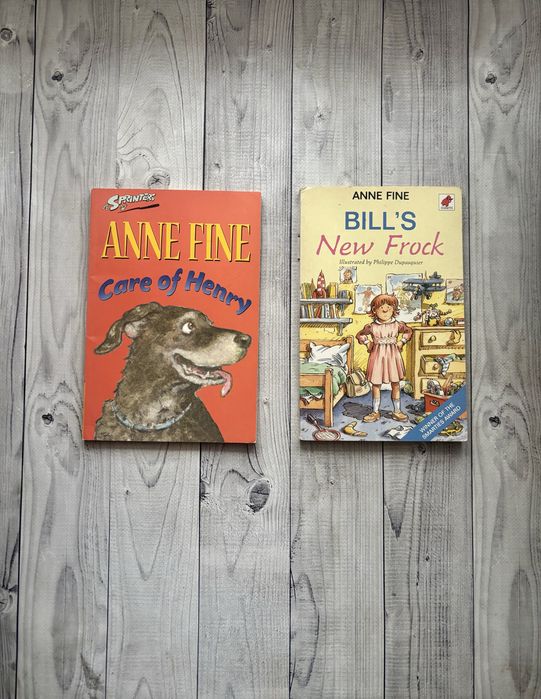 Дитячі книги англійською Anne Fine Care of Henry Bill’s New Frock
