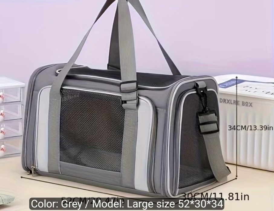 Bolsa de transporte cães e gatos