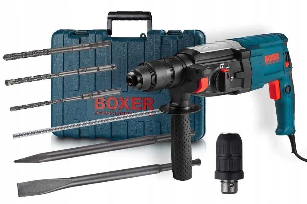 Młotowiertarka Wiertarka Z Udarem Młot Udarowy Zestaw Sds + Plus Mocna