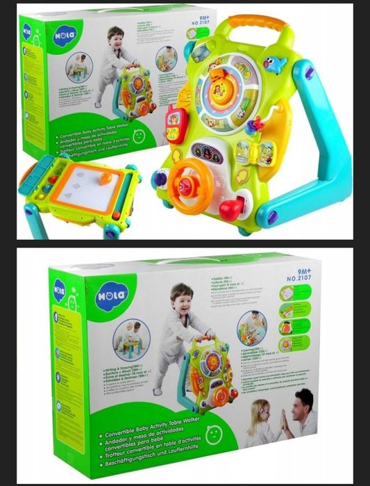 Pchacz Chodzik Stolik 3w1