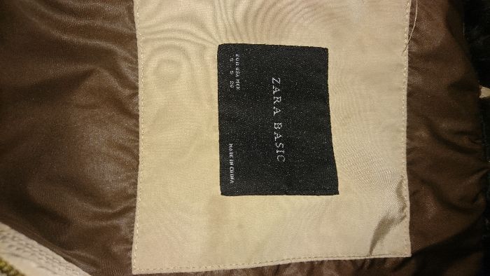 kurtka zimowa jesienna zara basic r s 36 śliczna