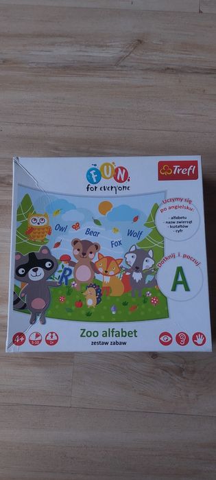 Gra, puzzle, alfabet, nauka angielskiego trefl