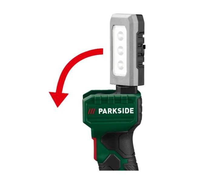 PARKSIDE X20V zestaw 2x lampa LED akumulator ladowarka NOWE Gdynia ...
