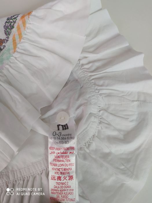 Sukienka rozm 0-3 m-c