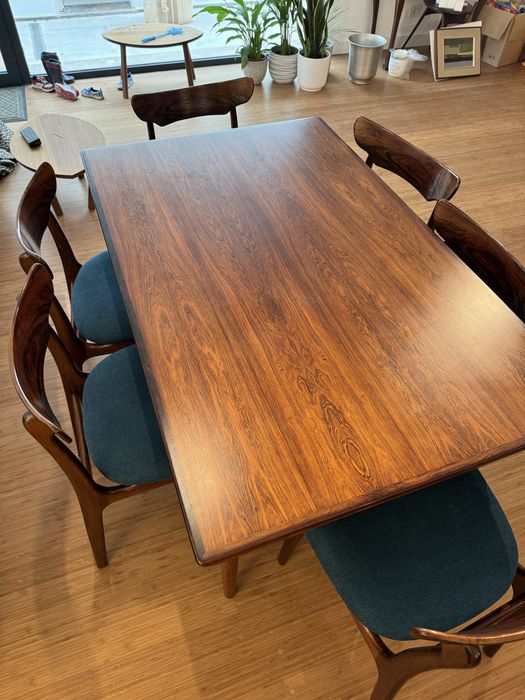 Mesa Gunni Omman e 6 cadeiras Schionning & Elgaard