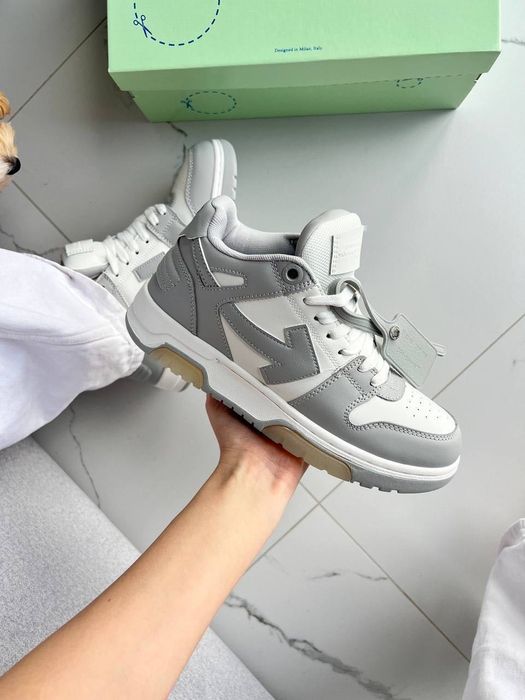 [БЕЗ ПРЕДОПЛАТ] Off-White Out of Office Low Tops Grey White