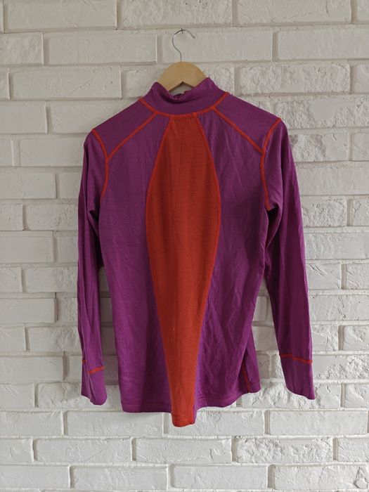 XL termicxna wełniana bluzka koszulka merino wełna outdoor narty góry