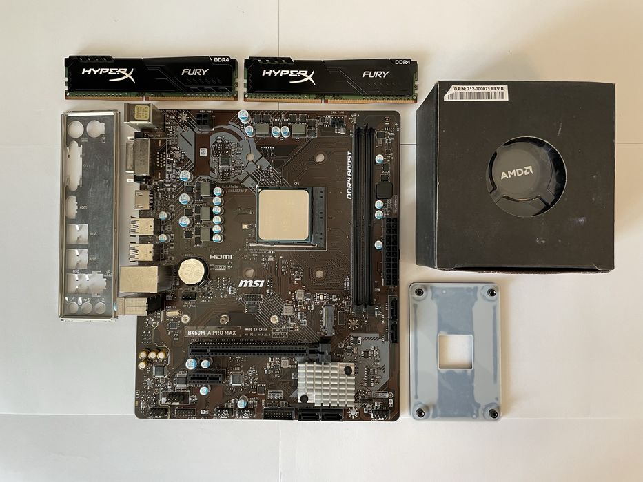 Ігровий комплект Ryzen 5 5500 MSI B450M 16GB DDR4 кулер