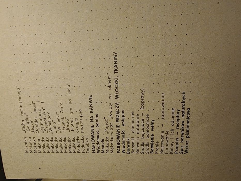 ,,Dywany i kilimy" techniki wykonania