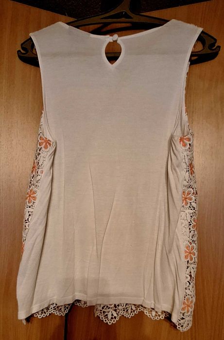 Майка с кружевом