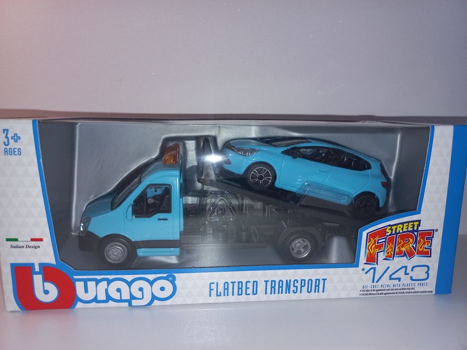 Bburago laweta z Renault Clio,skala 1:43