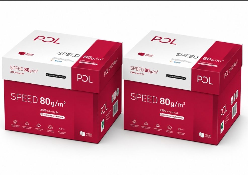 Papier xero Polspeed A4,dwa kartony 10 ryz