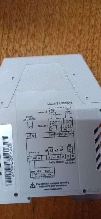 Relé de segurança MSI-MC311 Leuze