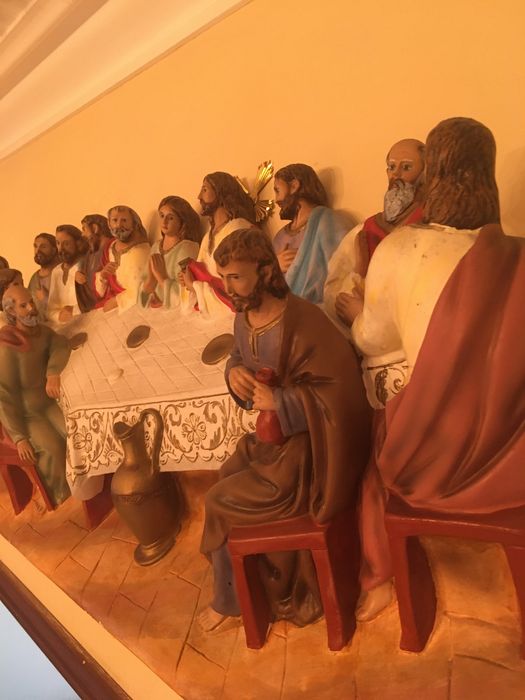 OPORTUNIDADE Quadro antigo em 3D Ultima Ceia