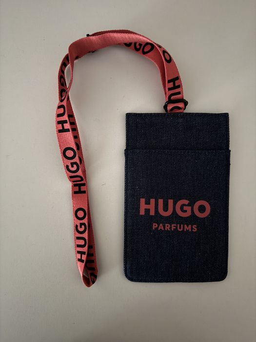 HUGO etui  na telefon, pokrowiec na dokumenty jeans