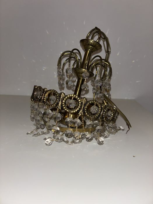 Candeeiros de teto de cristal – conjunto de 3 peças