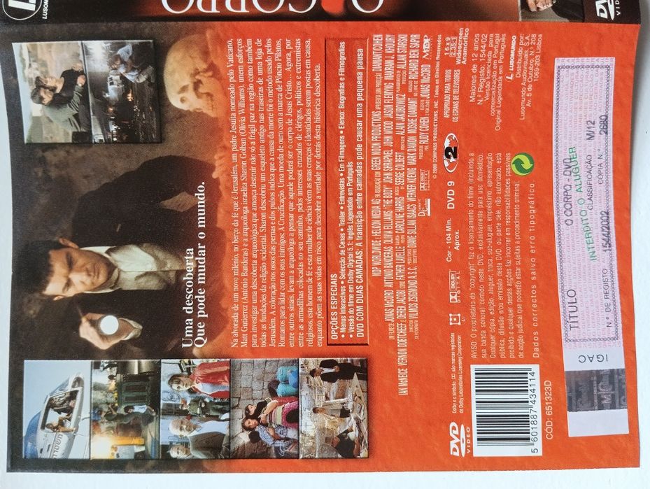 DVD o corpo - Antônio Banderas