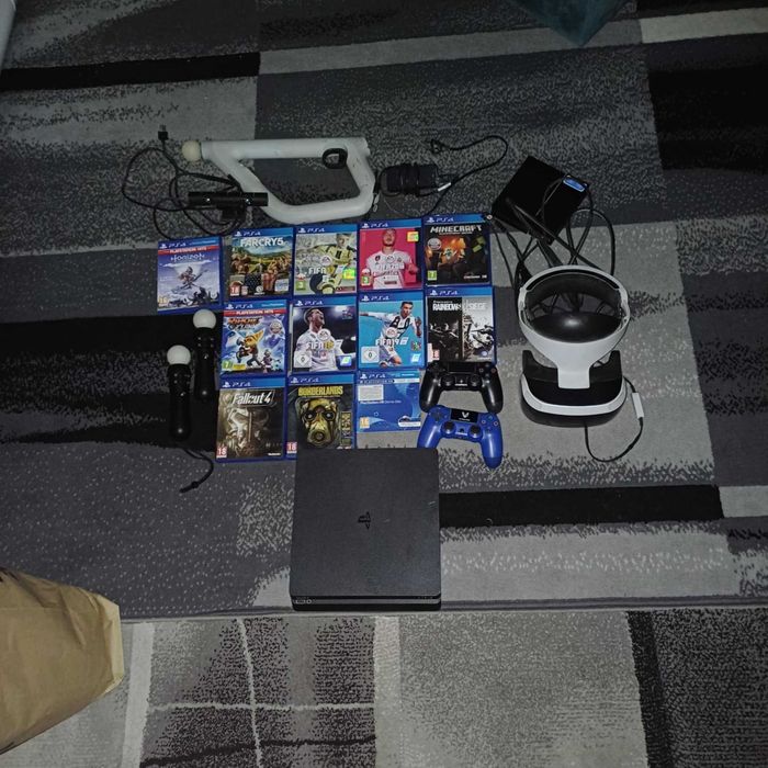 Ps 4 Slim + vr + kamera